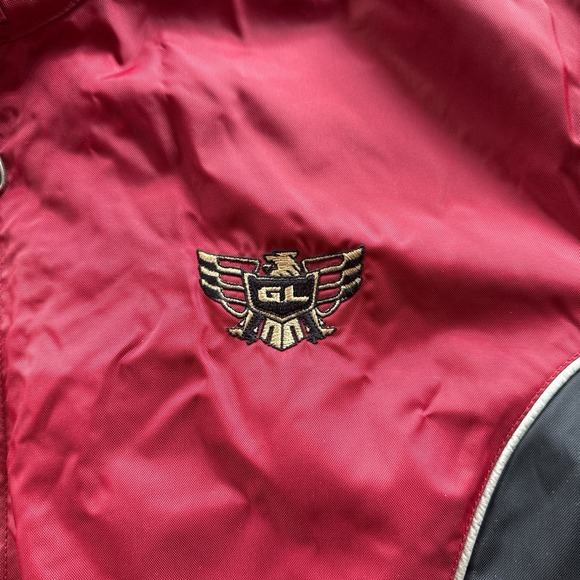 Honda Gold Wing Black‎ and Red Motorcycle Jacket Windbreaker Size Medium - Picture 3 of 7